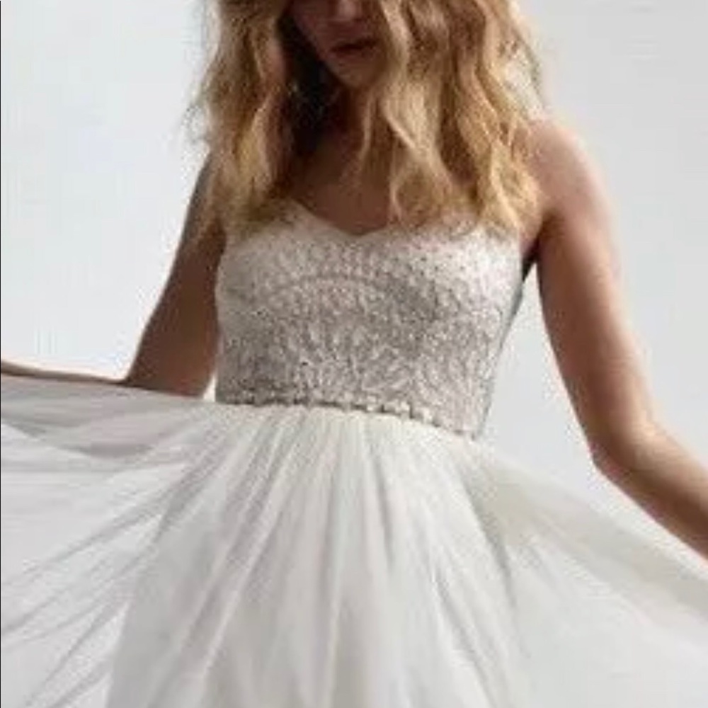 Adrianna Papell BHLDN Violetta 14 Beaded Gown NWT - Picture 3 of 6